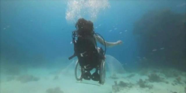 Wheelchair diving in the deep sea? These high-tech wheelchairs give them new freedom