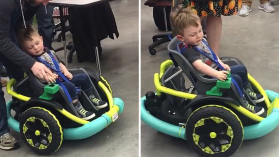 American High School Students Transform Toy Electric Vehicles into Wheelchairs to Help Handicapped Boys