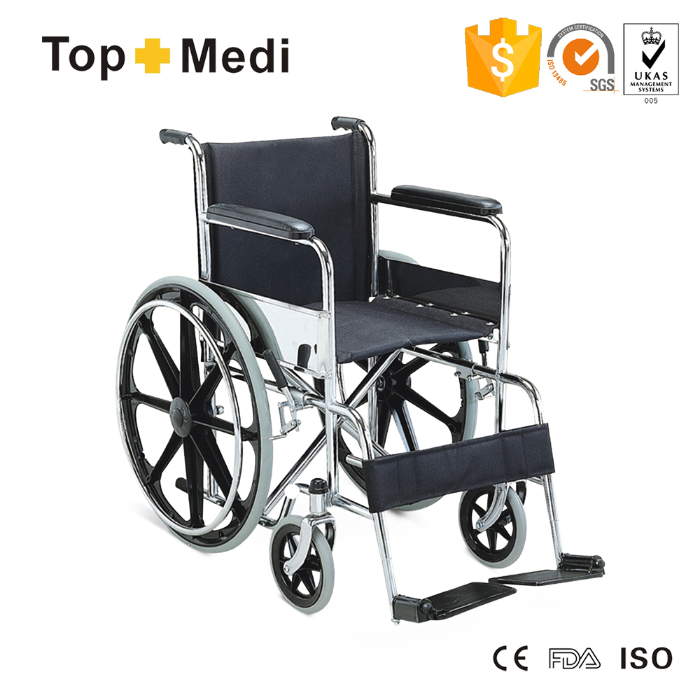TSW809B Steel Wheelchair