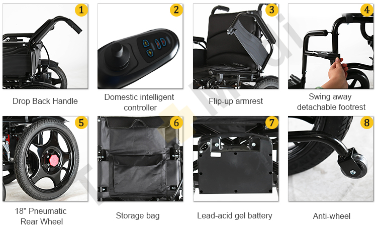 Assembling and disassembling wheelchair parts