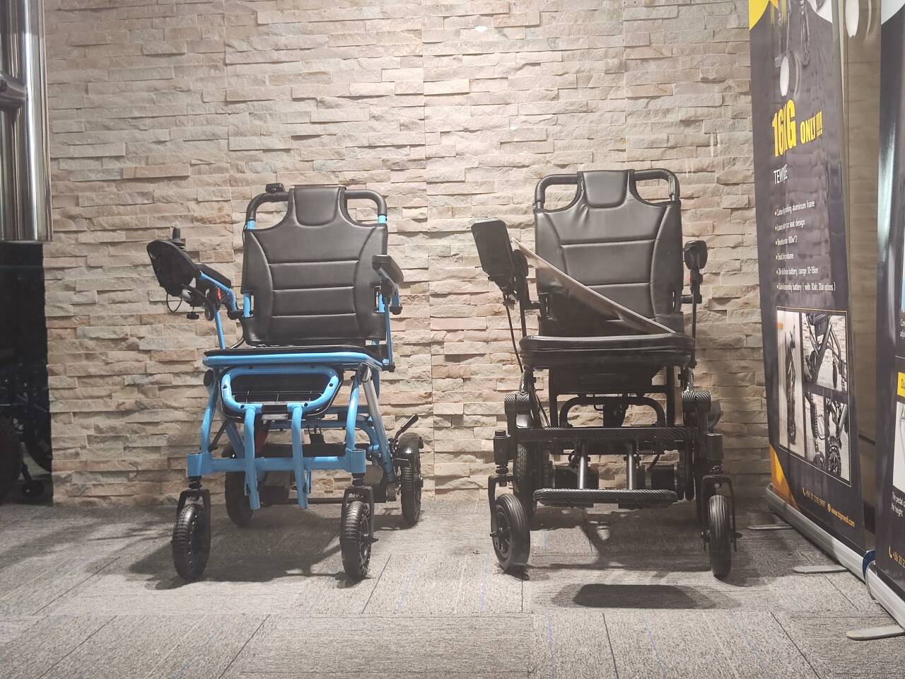 Take the TEW112E electric wheelchair to see the world by train