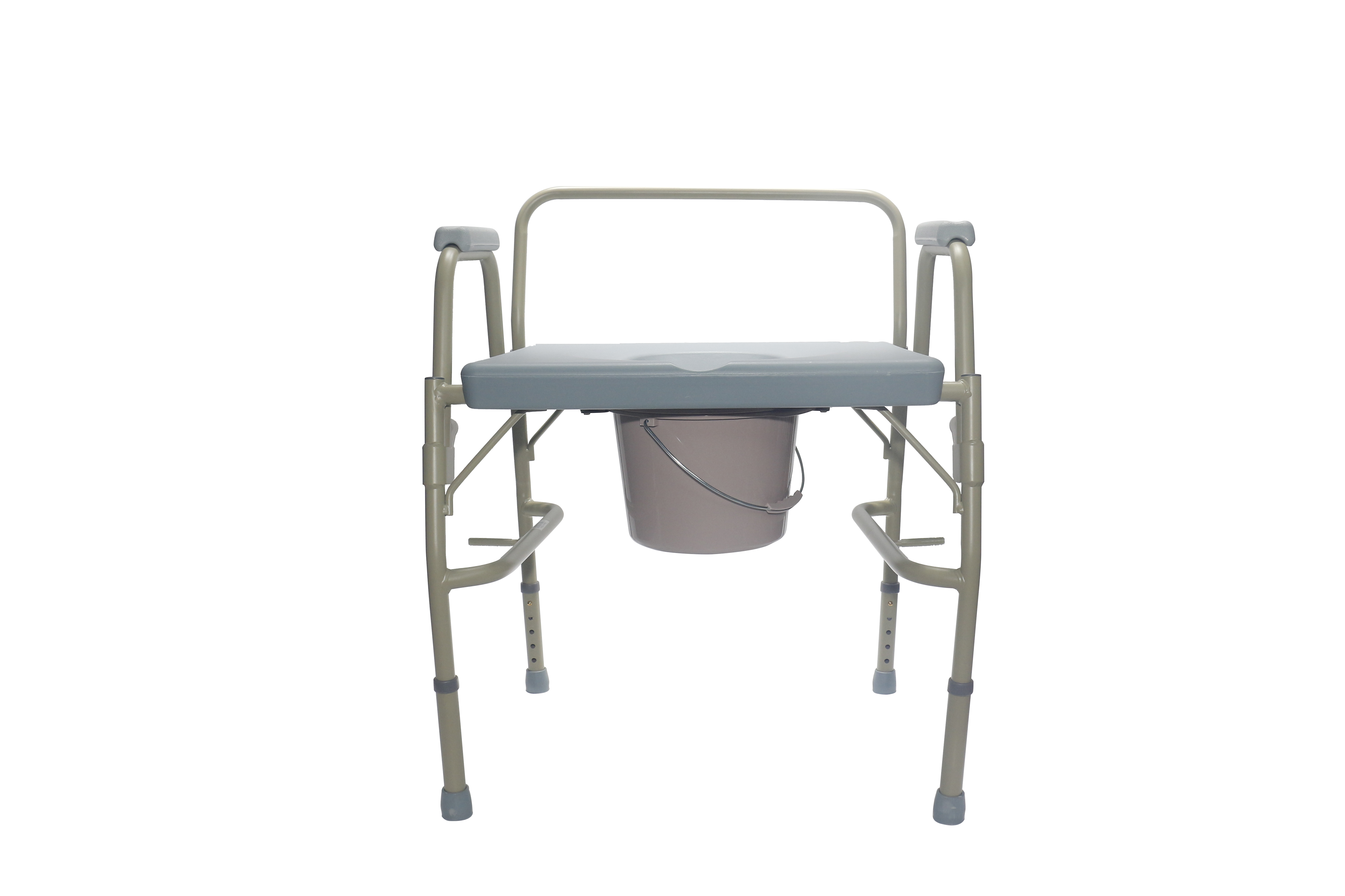 TCM697 600lbs Weight Capacity Aluminum Commode Chair