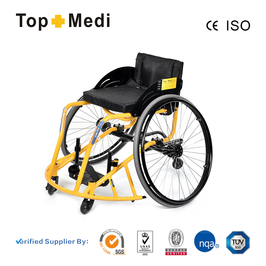Why is the wheelchair wheel of wheelchair basketball crooked